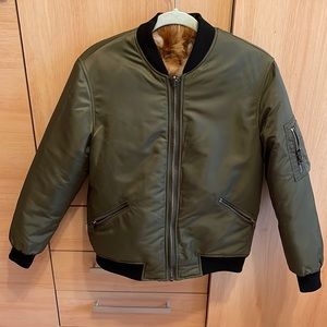 Alice and Olivia Reversible Bomber